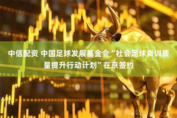 中信配资 中国足球发展基金会“社会足球青训质量提升行动计划”在京签约