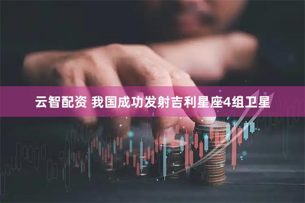云智配资 我国成功发射吉利星座4组卫星