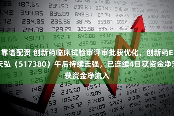 靠谱配资 创新药临床试验审评审批获优化，创新药ETF天弘（517380）午后持续走强，已连续4日获资金净流入